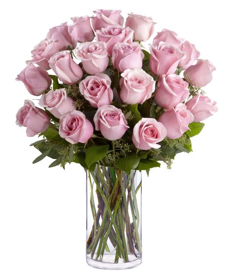 One Dozen Pink Roses