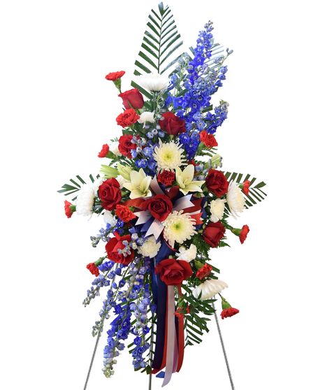 Patriotic Standing Spray