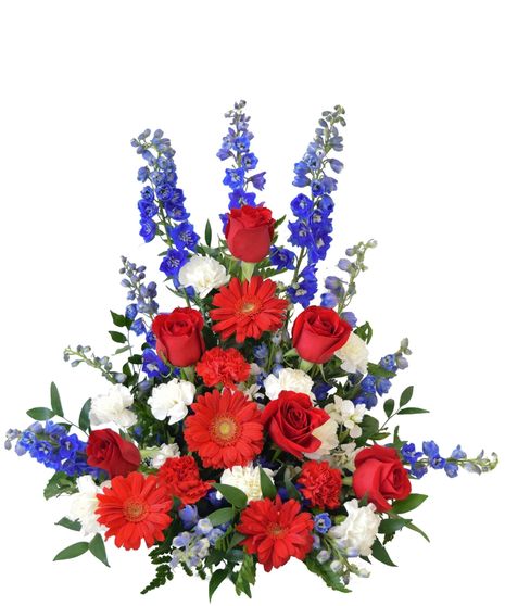 Patriotic Table Arrangement