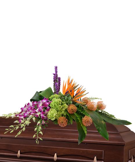Vibrant Casket Spray